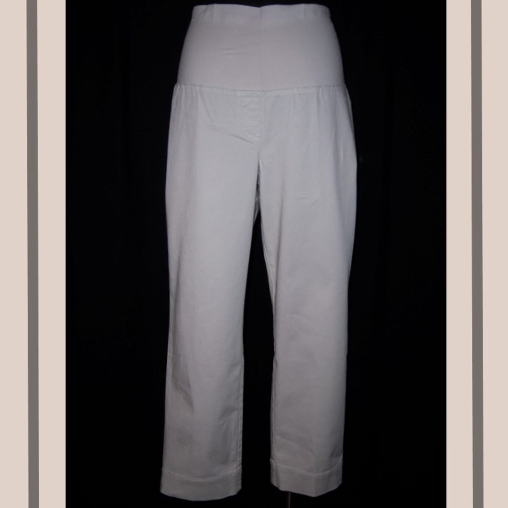 NWT Ann Taylor LOFT Maternity Khaki Cropped Pants